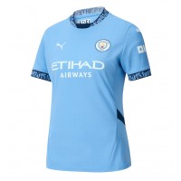 Camiseta Manchester City Bernardo Silva #20 Primera Equipación para mujer 2024-25 manga corta